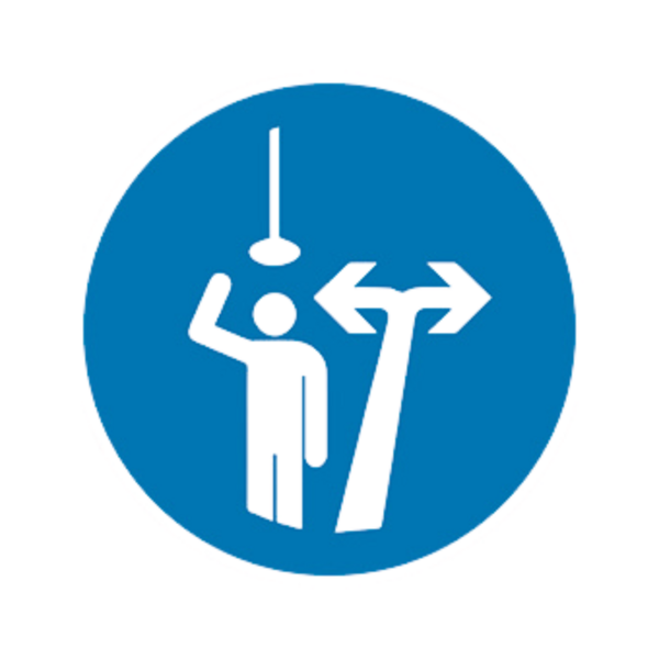 Balise PSI Lâcher la perche et sortie des deux côtés BALI-ABS-RM128